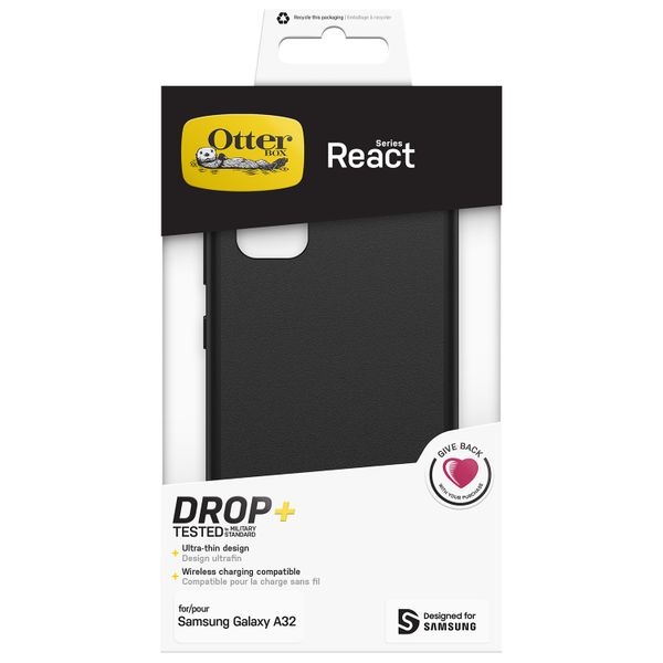 OtterBox Coque arrière React Samsung Galaxy A32 (4G) - Noir