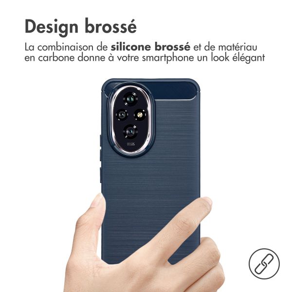 imoshion Coque Brushed Honor 200 - Bleu foncé