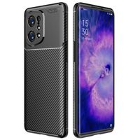 imoshion Coque silicone Carbon Oppo Find X5 - Noir