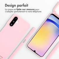 imoshion Coque en silicone avec cordon Samsung Galaxy A26 - Rose