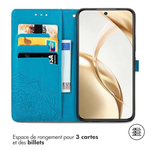 imoshion Etui de téléphone portefeuille Honor 200 - Turquoise