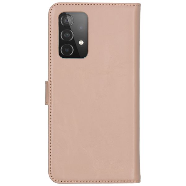 Selencia Étui portefeuille en cuir véritable Samsung Galaxy A52(s) (5G/4G) - Dusty Pink
