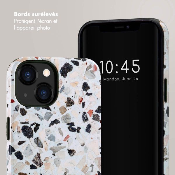 Selencia Coque arrière Vivid Apple iPhone 13 - Chic Terazzo