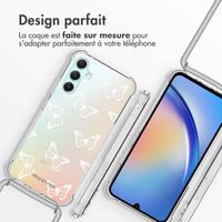 imoshion Coque Design avec cordon Samsung Galaxy A34 (5G) - Butterfly