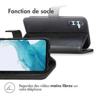 imoshion Etui de téléphone portefeuille Luxe Samsung Galaxy A34 (5G) - Noir