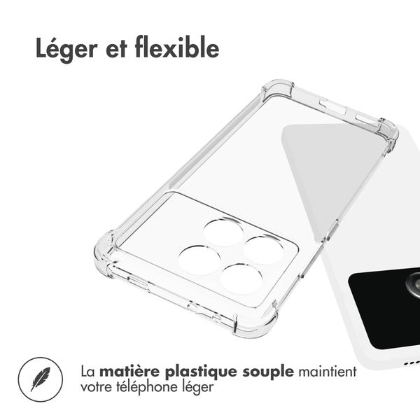 imoshion Coque antichoc Xiaomi Poco X6 Pro - Transparent