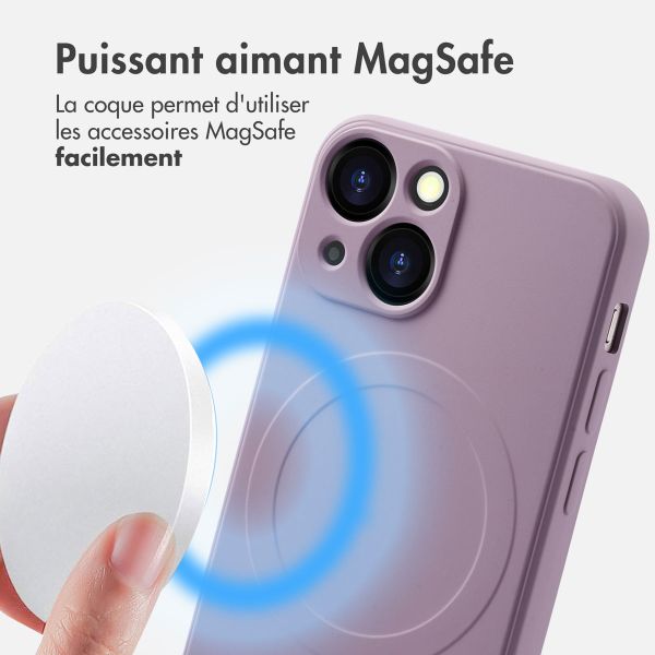 imoshion Coque Couleur avec MagSafe iPhone 13 Mini - Violet