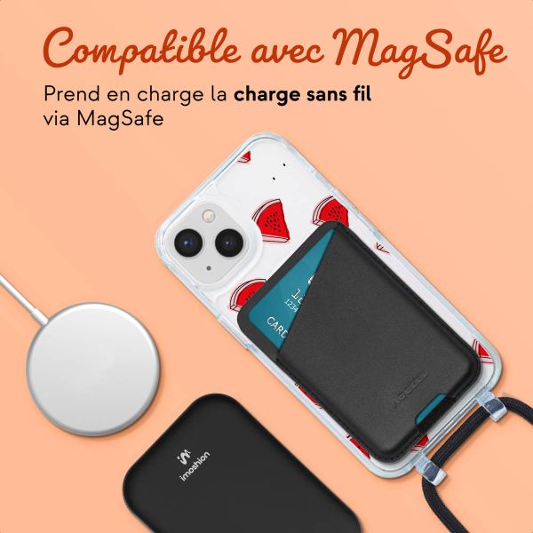 Concevez votre Coque MagSafe avec cordon amovible Apple iPhone 14 - Transparent
