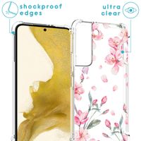 imoshion Coque Design avec cordon Samsung Galaxy S22 Plus - Blossom Watercolor