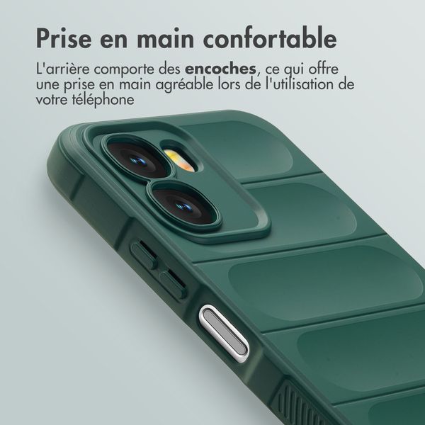 imoshion EasyGrip Backcover Oppo A6x (4G/5G) - Vert foncé