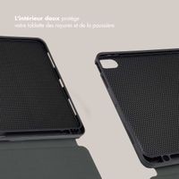 Selencia Coque tablette Vivid Apple iPad 11 (2025) 11 pouces A16 / iPad 10 (2022) 10.9 pouces - Art Wave Black