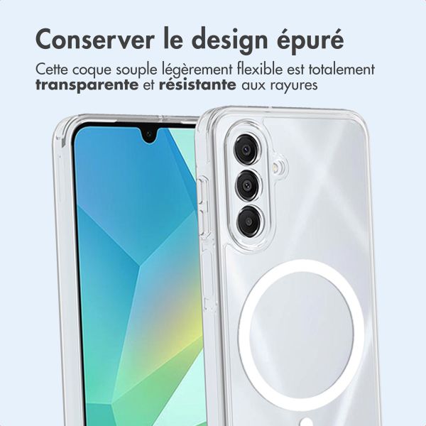 imoshion Coque arrière de protection avec MagSafe Samsung Galaxy A16 - Transparent