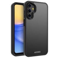 Accezz Coque Givrée Robuste Samsung Galaxy A15 (5G/4G) - Noir