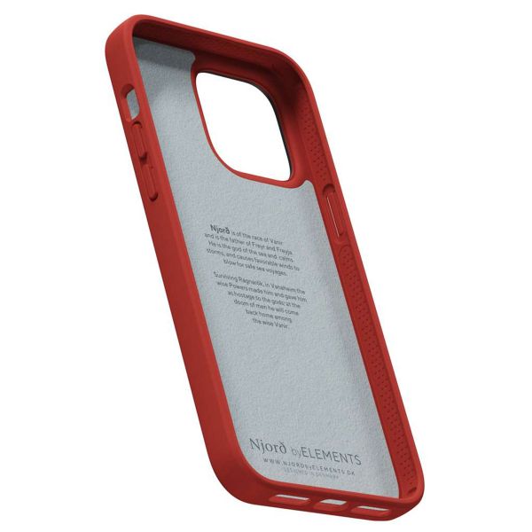 Njorð Collections Coque daim Comfort+ iPhone 14 Pro Max - Burnt Orange