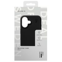 iDeal of Sweden Coque Silicone Apple iPhone 16 - Black