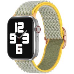 imoshion Bande élastique en nylon Apple Watch Series 1-9 / SE - 38/40/41 mm / Series 10 - 42 mm - ﻿Vert clair