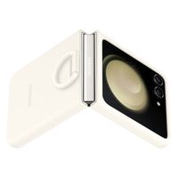 Samsung Original Coque en silicone Ring Galaxy Z Flip 5 - Cream