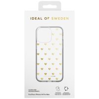 iDeal of Sweden Coque Clear iPhone 14 Pro Max - Golden Hearts