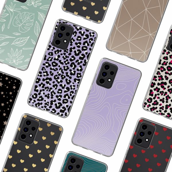 imoshion Coque Design Samsung Galaxy A52(s) (5G/4G) - Leopard Lilac