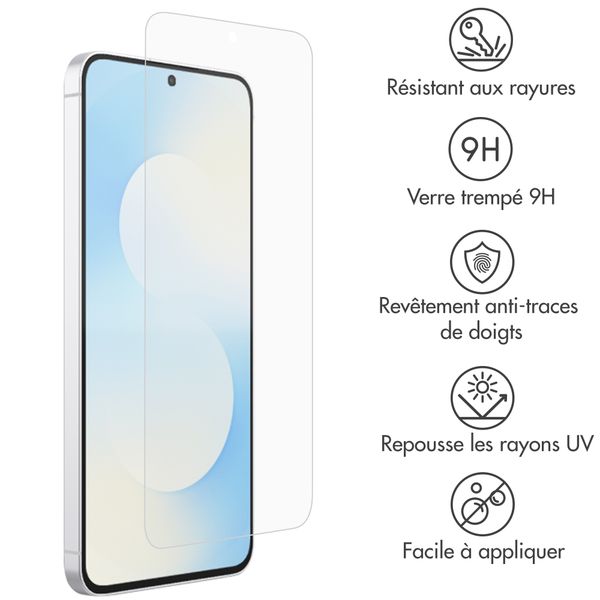 Accezz Protection d'écran en verre trempé Samsung Galaxy S25 FE