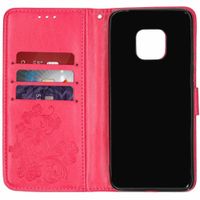 Etui de téléphone Fleurs de Trèfle Huawei Mate 20 Pro - Rose