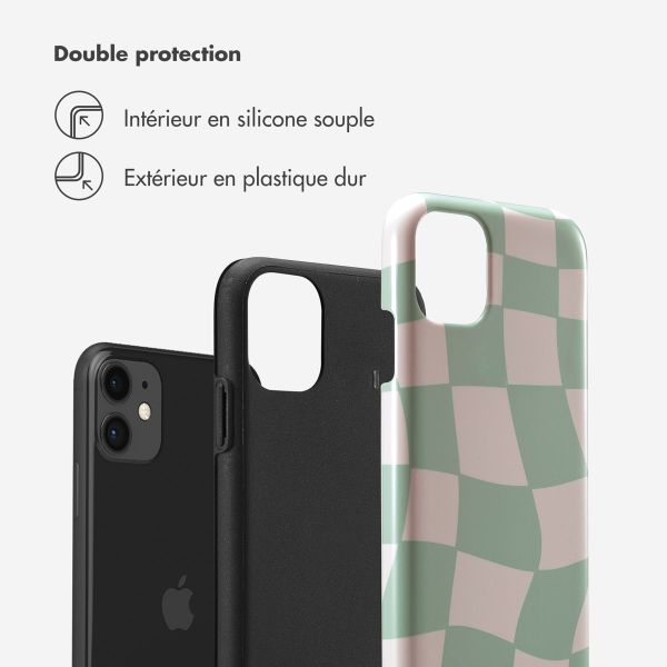 Selencia Coque arrière Vivid Tough iPhone 11 - Groovy Sage Green