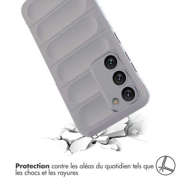 imoshion Coque arrière EasyGrip Samsung Galaxy S23 Plus - Gris