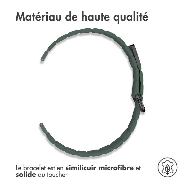 imoshion Bracelet en cuir magnétique  - Connexion universelle 20 mm - Vert