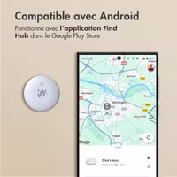 imoshion Wireless Tag - Tracker Bluetooth pour Android - 2 pack - Blanc