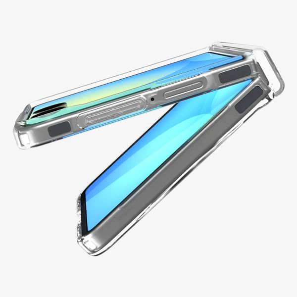Spigen Coque Ultra Hybrid Pro MagFit Samsung Galaxy Z Flip 7 - Clear / White