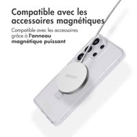 Accezz Coque Ring Stand avec MagSafe Samsung Galaxy S26 Ultra - Transparent