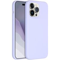 Accezz Coque Liquid Silicone avec MagSafe iPhone 14 Pro Max - Violet