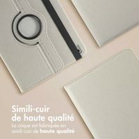 imoshion Coque tablette rotatif à 360° Apple iPad 9 (2021) 10.2 pouces / iPad 8 (2020) 10.2 pouces / iPad 7 (2019) 10.2 pouces - Gris