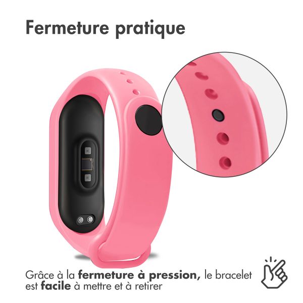 imoshion Bracelet en silicone Xiaomi Mi Band 3 / 4 - Rose