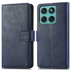 imoshion Étui de téléphone portefeuille Motorola Edge 60 Pro - Bleu foncé