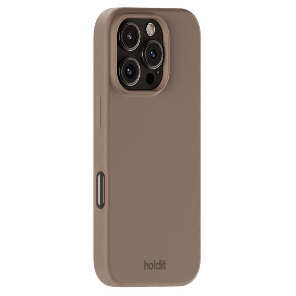 Holdit Coque Silicone Apple iPhone 16 Pro Max - Mocha Brown