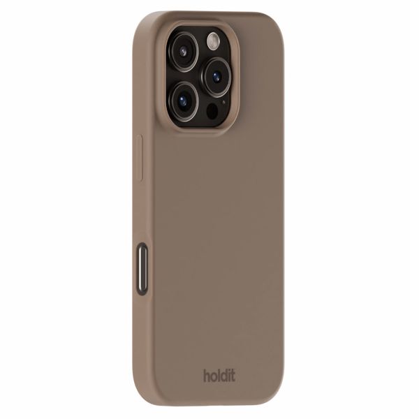 Holdit Coque Silicone iPhone 16 Pro Max - Mocha Brown