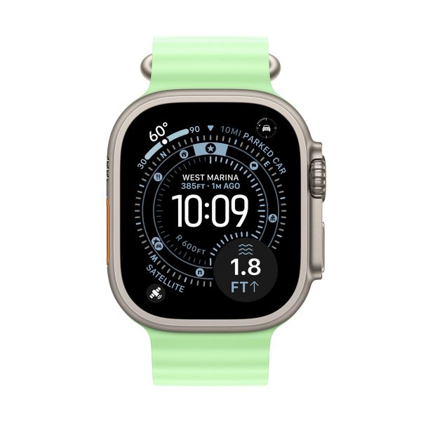 Apple Bracelet Ocean Apple Watch | 44/45/46/49 mm - Neon / Green Black Titanium