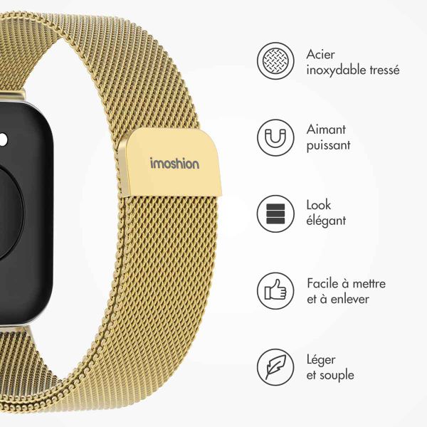 imoshion Bracelet magnétique milanais Huawei Watch Fit 3 - Doré