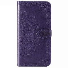 Etui de téléphone portefeuille Mandala Samsung Galaxy S20