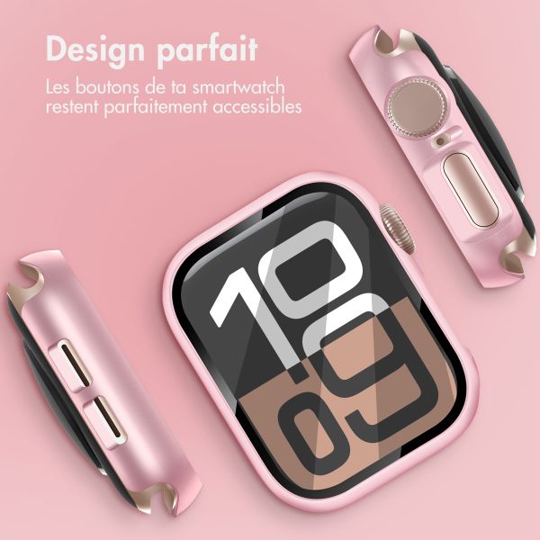imoshion Coque rigide à couverture complète Apple Watch 10 / 11 - 46 mm - Rose Gold