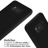 imoshion Coque en silicone avec cordon Samsung Galaxy S8 - Noir