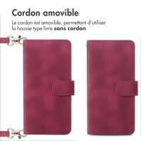 imoshion Etui de téléphone portefeuille avec cordon iPhone 12 (Pro) - Rouge