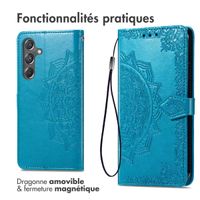 imoshion Etui de télephone Mandala Samsung Galaxy A15 (5G/4G) - Turquoise