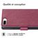 imoshion Étui de téléphone portefeuille Luxe iPhone 8 Plus / 7 Plus - Bordeaux