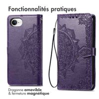 imoshion Etui de télephone Mandala Apple iPhone 16e - Violet