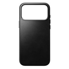 Nomad Coque arrière traditionnelle en cuir Horween avec MagSafe Apple iPhone 17 Pro Max - Noir