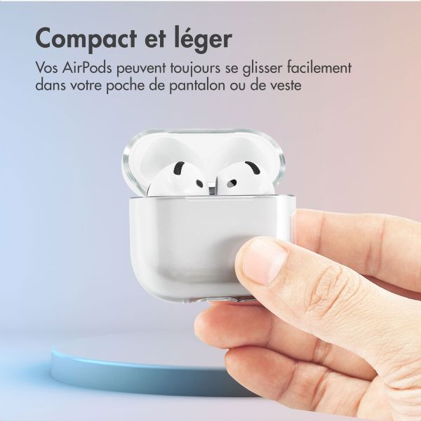 imoshion Coque rigide Clear Apple AirPods 4