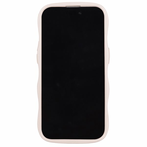 Holdit Coque Wavy iPhone 14 Pro - Light Beige