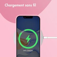 imoshion Coque Couleur Apple iPhone 15 - Bubblegum Pink